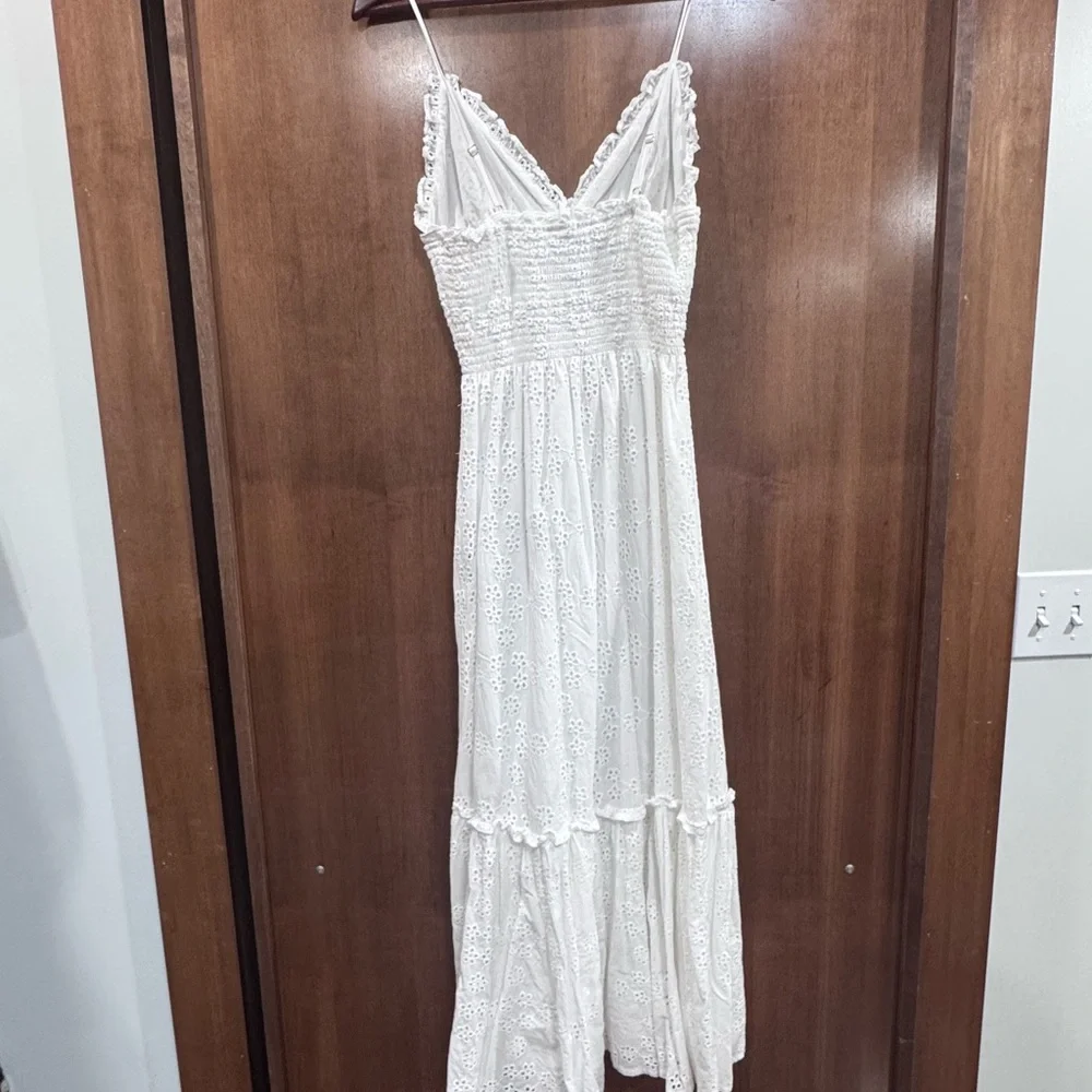 Hill House White Eyelet Maxi Dress - Picture 3 of 6